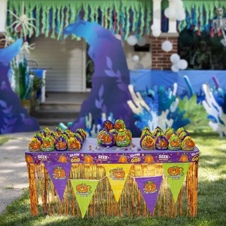 Religious Halloween outdoor decoring set and giveaways